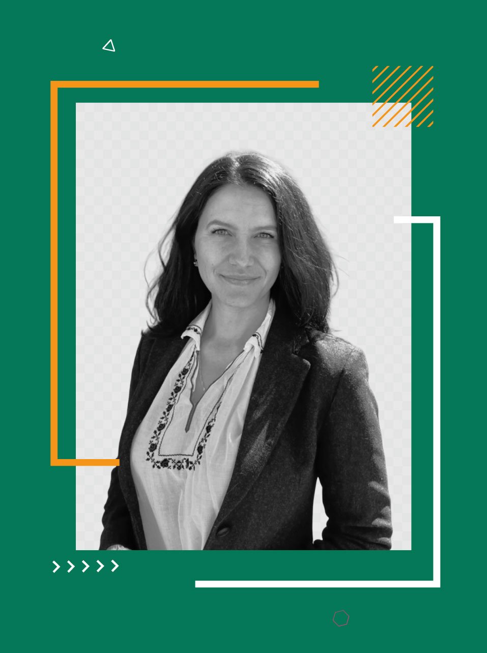 Portrait of Oleksandra Didur, Head of Business Development at ViMaxus agency.