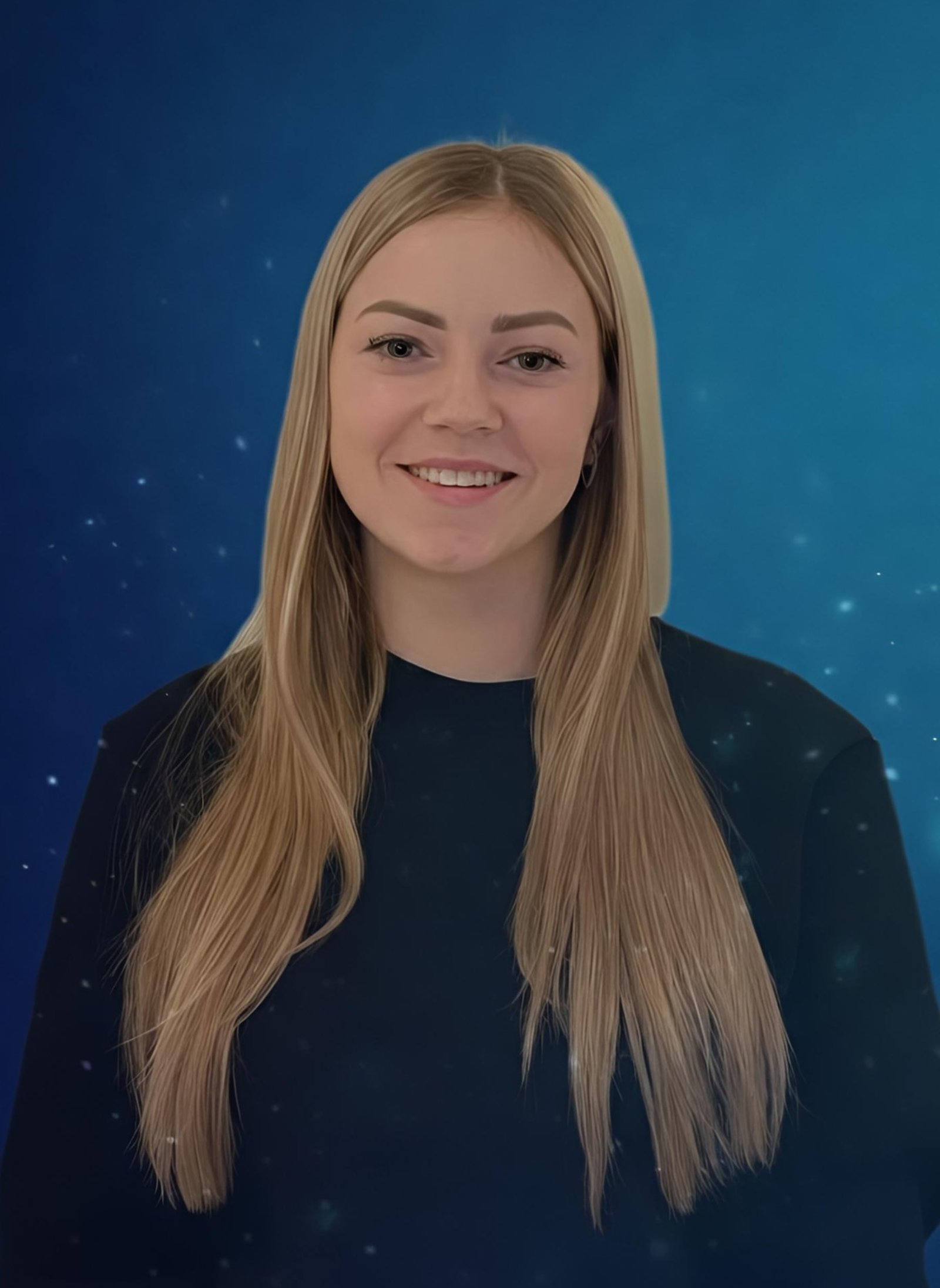 Portrait of Anzhelika Bogma, Event Staffing Solutions Manager at ViMaxus agency.